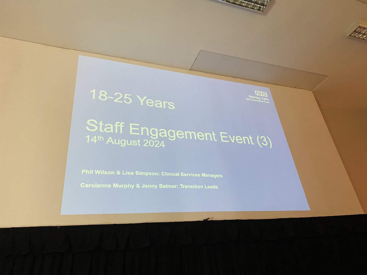 Great attendance and good discussion to support 18-25yrs participation event /agenda <a href="/Mersey_Care/">Mersey Care NHS FT 🏳️‍🌈</a>