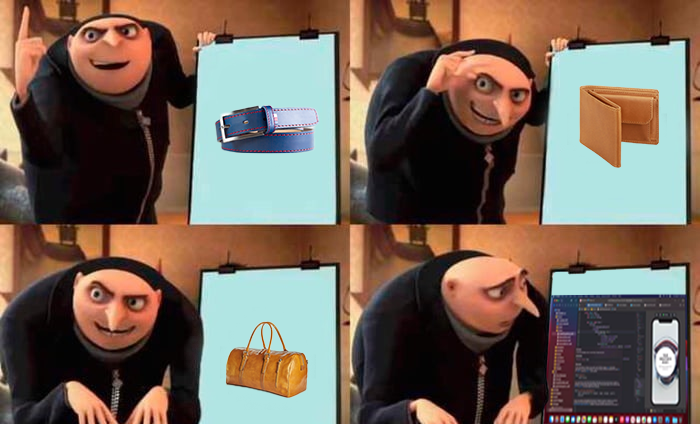AckeeCZ's tweet photo. Slyšela jsem, že řemeslníci shánějí práci. Pokud se nebojíš jít s kůží na trh (no pun intended), můžeš to zkusit u nás jako #iOS nebo #Android vývojář. 🤗
Víc info tady: https://t.co/zjvD93RSmD https://t.co/vKiVphhkA8