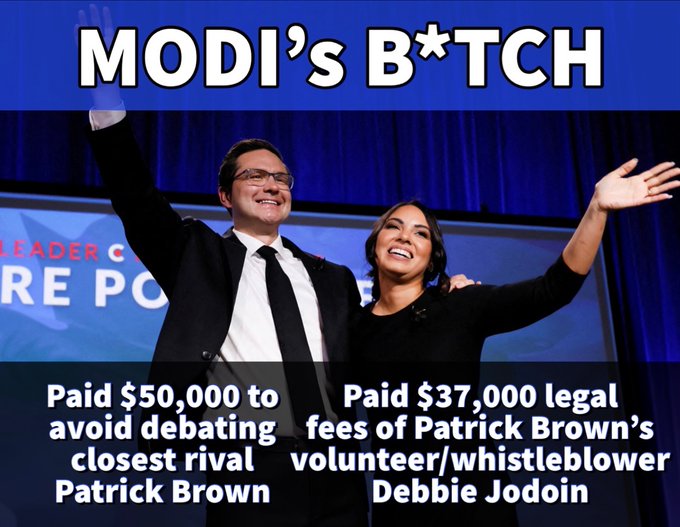 Charlie85915085's tweet photo. #ModiApproved
#NeverPoilievre 
#StopFascism

#NeverConservatives https://t.co/PAhyta0de1