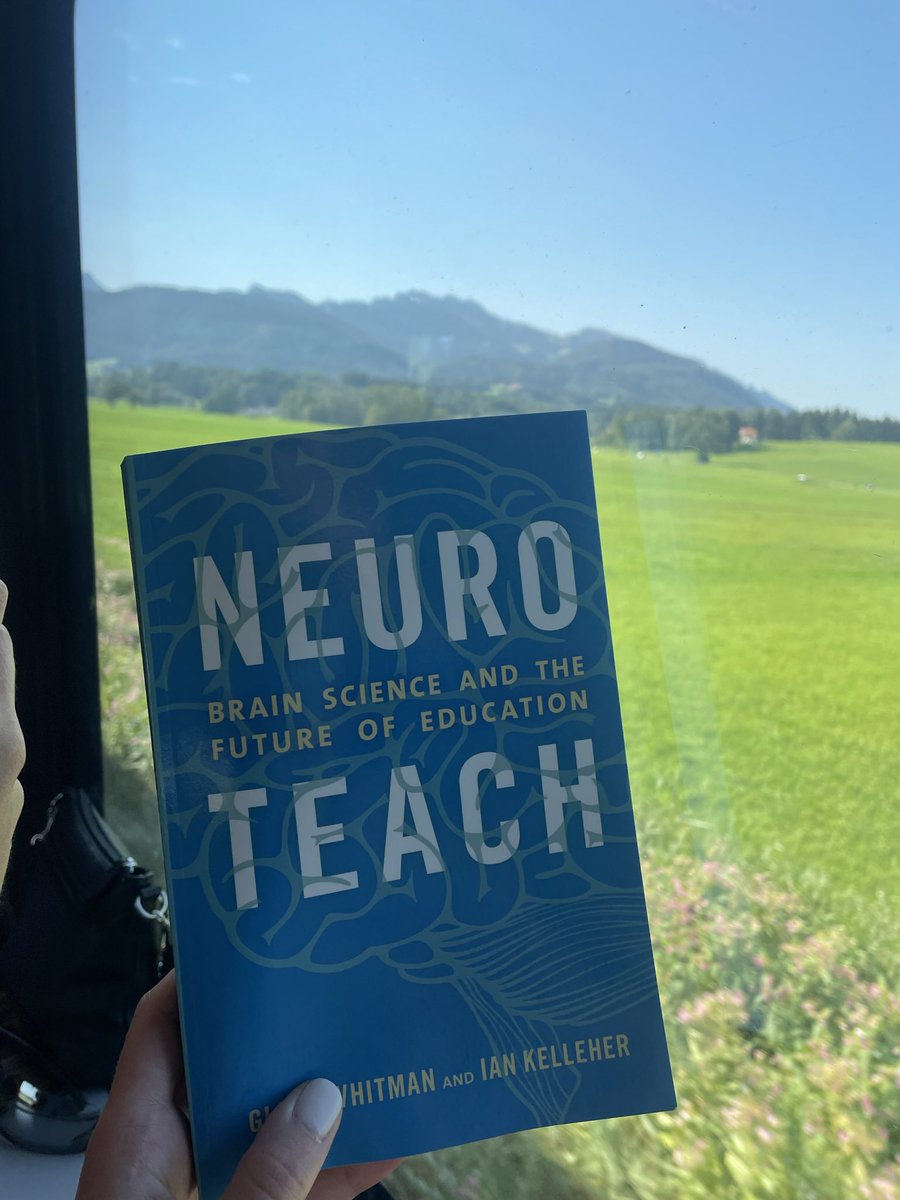 Getting ready for the new school year at <a href="/DCDSchool/">Detroit Country Day</a> by reading Neuro Teach on the train rides throughout Germany &amp; Switzerland <a href="/TheCTTL/">🧠The CTTL🎓</a>