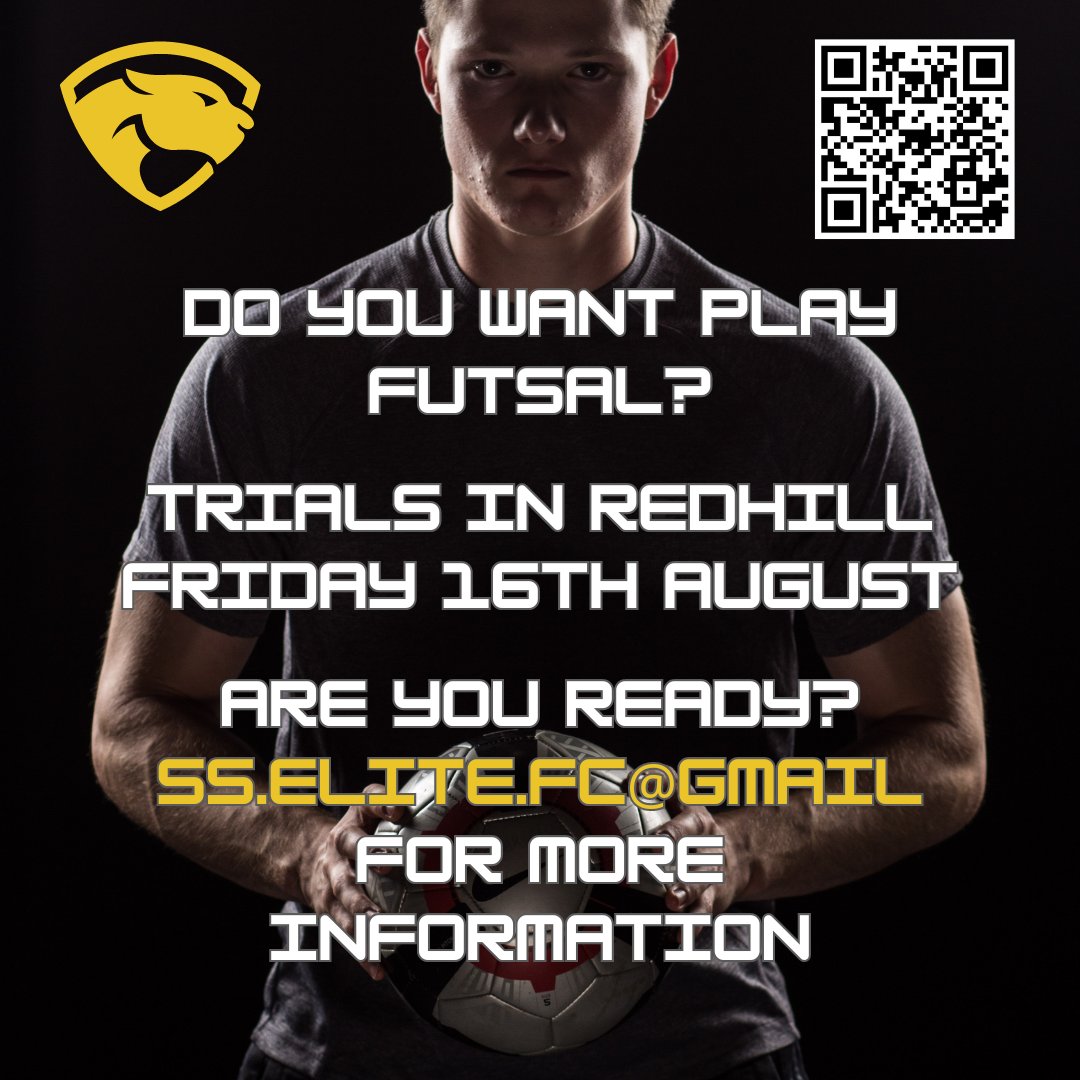 SS_Elite_FC's tweet photo. Training/Trials continue for SS Elite FC this Friday 17th August 2024 in Redhill. Drop us a DM or email ss.elite.fc@gmail.com for more information 
#football #futsal #Redhill #training #preseason #trials https://t.co/3pLqL042cs