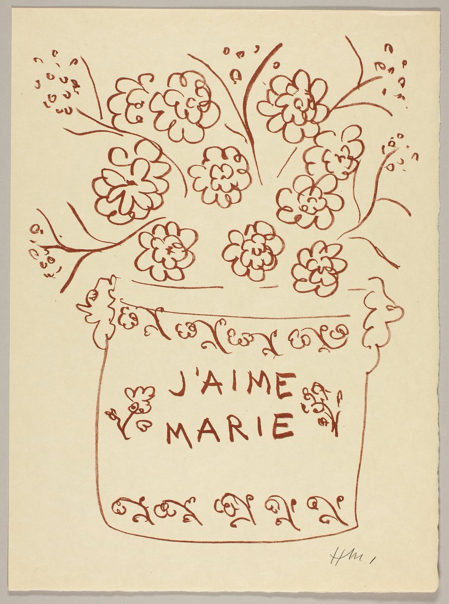 artistmatisse's tweet image. Florilège des Amours de Ronsard, 1948