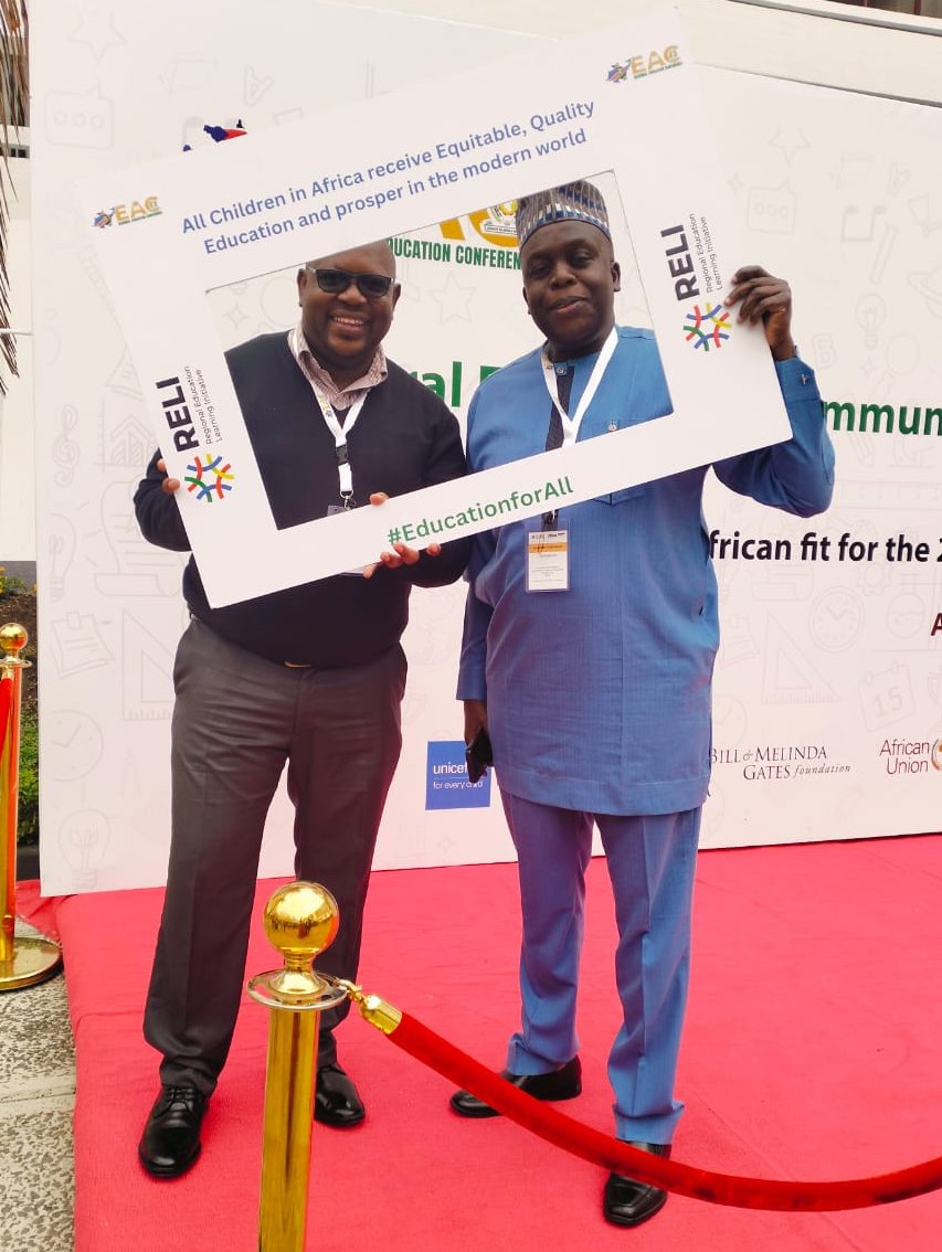 Our Regional Policy, Research, and Advisor <a href="/CharlesNyukuri/">Pure Art</a> engaging at #EACEducationConference with Mr. Gilbert Onyango from the East Africa Centre for Human Rights (EACH Rights) and Kenya UPR Coordinator. 

#EducationForAll #EACREC2024 #AUYearofEducation