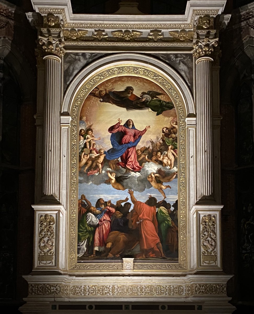 jmde99's tweet photo. L’ Assunta de Tiziano en Santa Maria dei Frari, Venecia.

Feliz Ferragosto y Asunción https://t.co/ZOMMzyjEWD