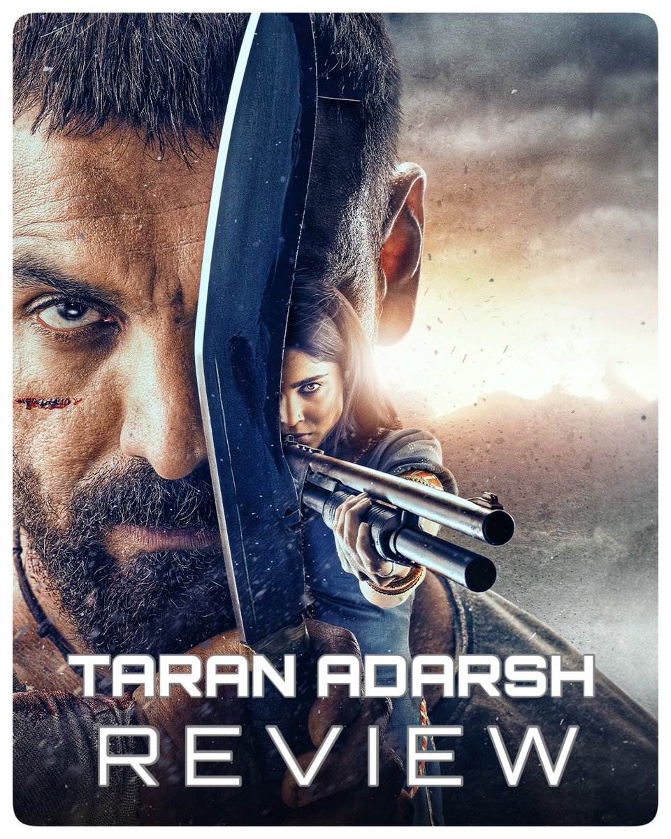 #OneWordReview...
#Vedaa: FAIR.
Rating: ⭐️⭐️⭐️
Addresses important issues, but action takes precedence after a point… Solid first half, impactful interval block, weak second hour and an overstretched finale… #JohnAbraham is earnest, #Sharvari excels. #VedaaReview

At the