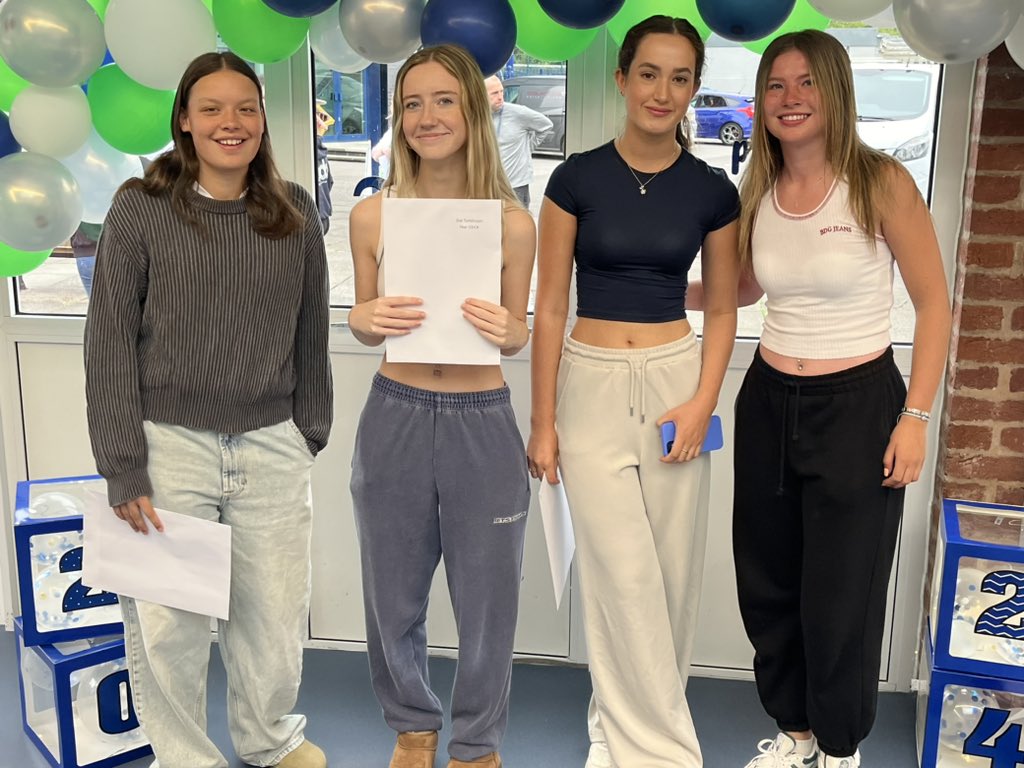 WellyTimp's tweet photo. Huge congratulations to our fabulous Year 13s who have produced the School’s best ever A Level results. 66% of all grades are A*-B and 82% of students are off to their 1st choice university.

We couldn’t be more proud!🎉 📖 💥 🎈 https://t.co/r1UsILmiC0