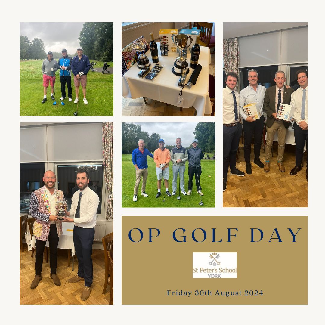 St Peter's OPs (@oldpeterite) on Twitter photo Join us at Strensall Golf Club on Friday 30th August for the annual Old Peterite Golf Day. Tee off at 14:03, with bacon sandwiches and coffee available from 1pm. A delicious two-course meal will follow the round. RSVP via email to alumni@stpetersyork.org.uk. Join us at Strensall Golf Club on Friday 30th August for the annual Old Peterite Golf Day. Tee off at 14:03, with bacon sandwiches and coffee available from 1pm. A delicious two-course meal will follow the round. RSVP via email to alumni@stpetersyork.org.uk.