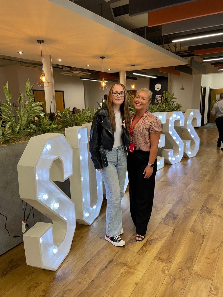 Ellie Duffy (left) specialised in Mental Health as part of her Health T Level <a href="/wiganleighcol/">Wigan & Leigh College</a>. She spent time on placement with <a href="/mylifecharity/">My Life</a> and is heading to <a href="/LJMU/">Liverpool John Moores University</a> to study Mental Health Nursing. #TLevels #Results2024 🎉 😀 👍
