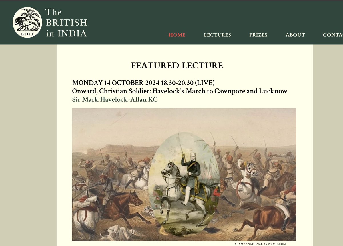 Book now to join what promises to be an interesting talk britishinindia.org.uk/live-lectures