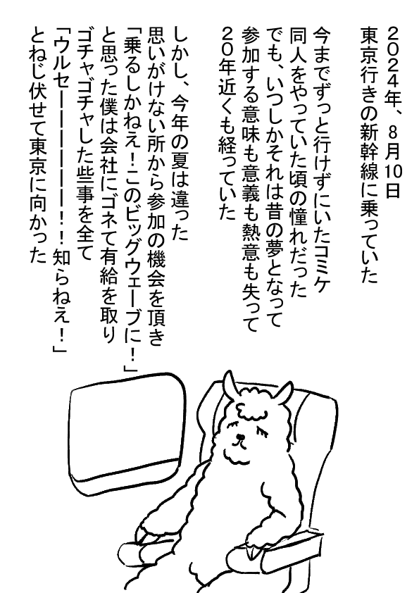 とりあえずできた所まで投稿

夏コミに行った話1～4 