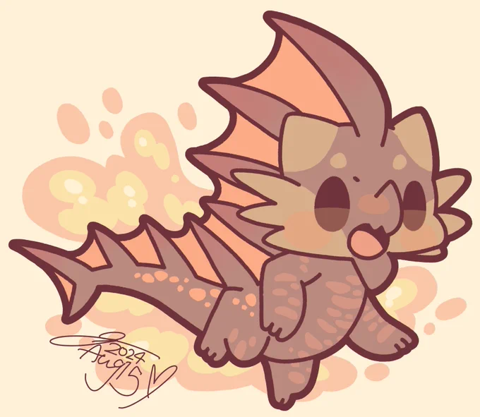 #今日のもんすたー アグナコトル 