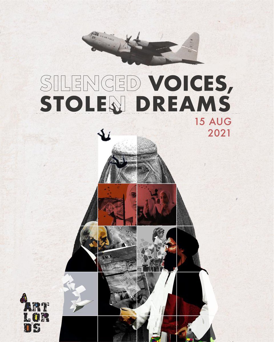OmaidSharifi's tweet photo. Silenced voices and stolen dreams for the people of #Afghanistan! #RememberAugust15 #TalibanOccupation https://t.co/AdSCcthiBR