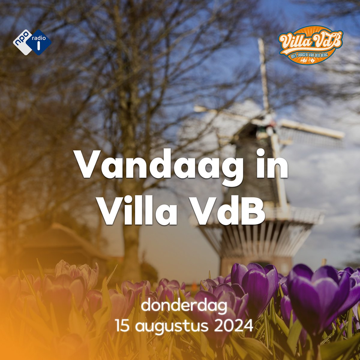 📻Van 14:00 tot 15:30 <a href="/NPORadio1/">NPO Radio 1</a>:
🏥Het Kinderbuikcentrum van het <a href="/amsterdamumc/">Amsterdam UMC</a> bestaat 1 jaar
🎭#TnT Acteur <a href="/jonvaneerd/">𝑱𝒐𝒏 𝒗𝒂𝒏 𝑬𝒆𝒓𝒅</a> blikt terug op het werk van John Lanting
🔎Indische Jongeren doen met <a href="/YvetteKopijn/">Yvette Kopijn</a> onderzoek naar hun wortels
🎨Kunsthistoricus <a href="/BlokCathelijne/">cathelijne blok</a> over streetart