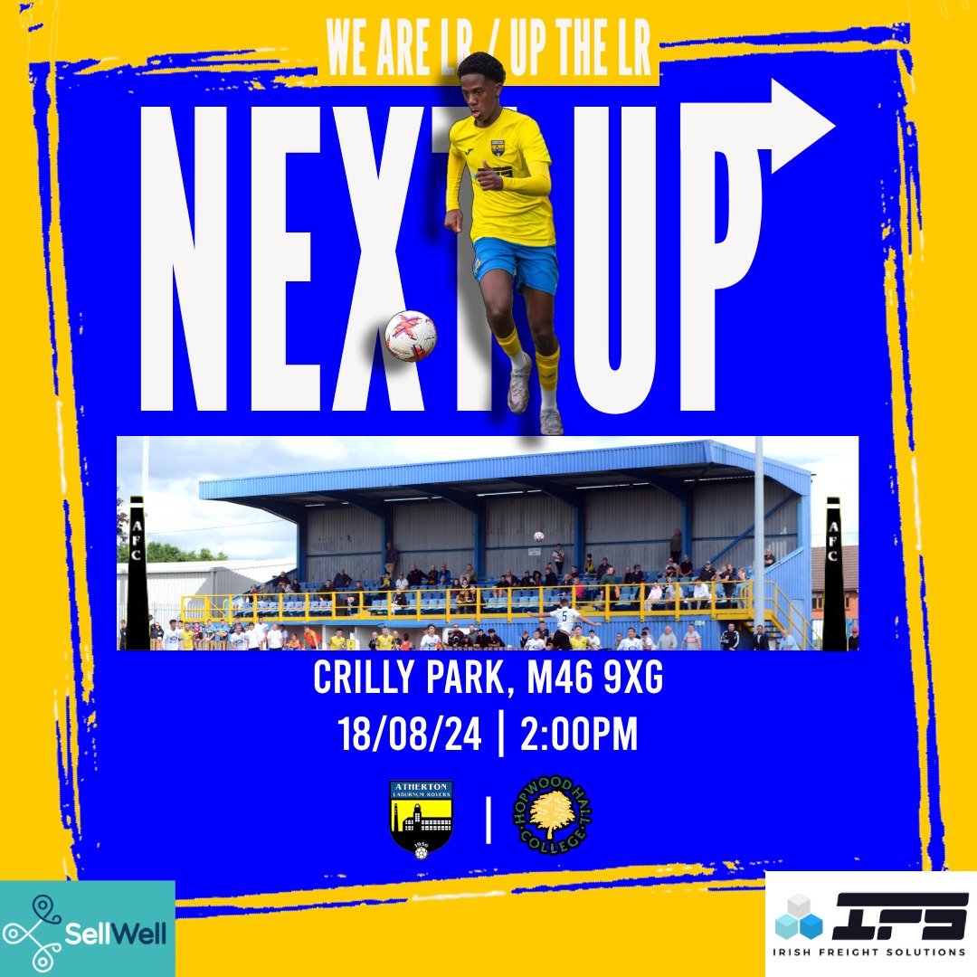 The u21s start their northwest u21 league campaign this sunday

🆚 Hopwood hall 
🏆Northwest u21s league
🕒2PM
🏟 Crilly park
📍 M46 9XG 

Free entry, bar open 
#WeAreLR / #UpTheLR