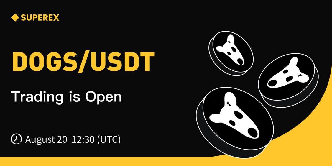 SuperexRU's tweet photo. Новое объявление #SuperEx: $DOGS

Листинг: #DOGS
Начало торгов: 20 августа 2024 г., 12:30 (UTC)
Время депозита: Открыто
Торговая зона: Инновационная зона
Подробности: https://t.co/hT6h2izPAo https://t.co/hOcN2LCVev