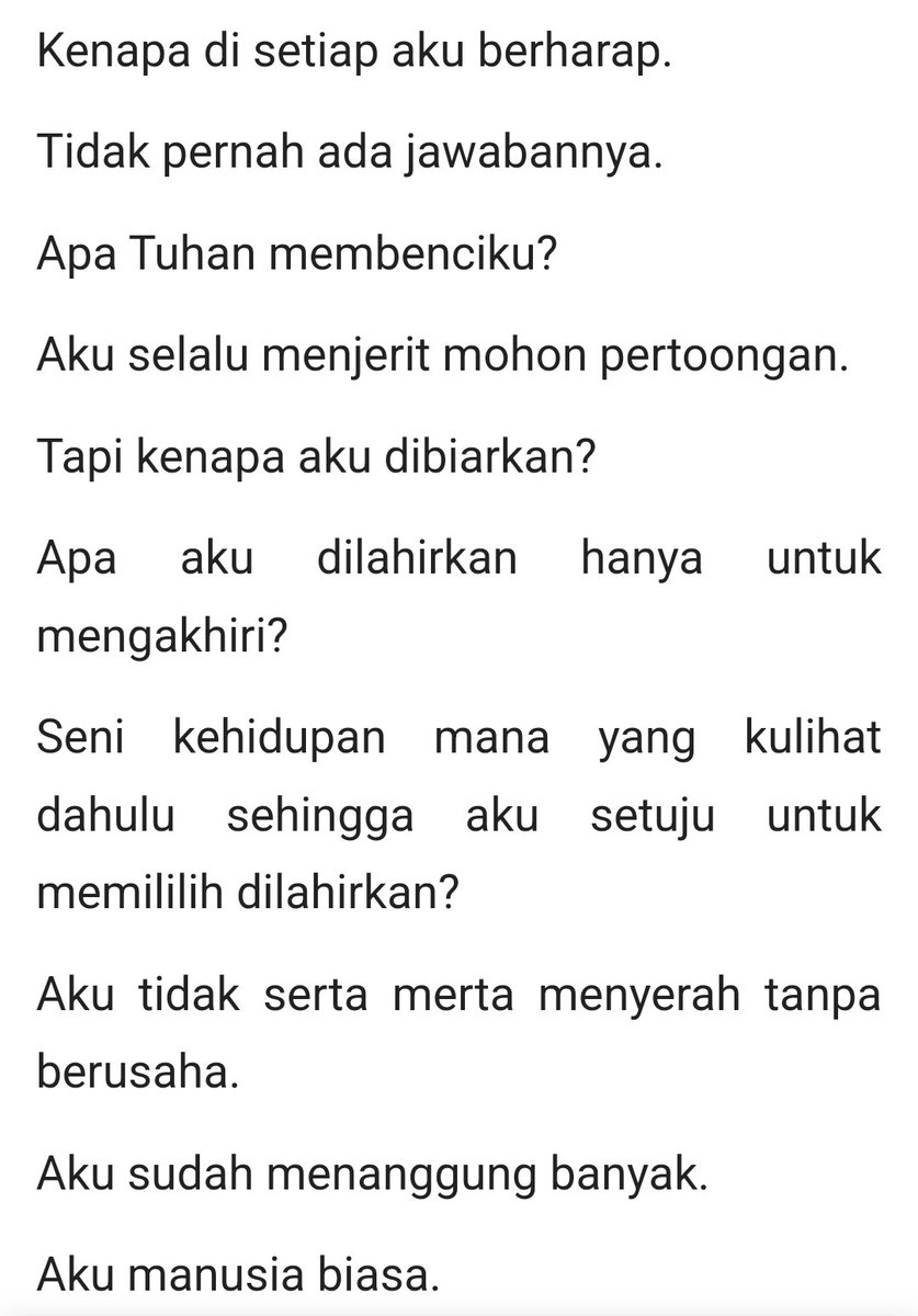 mikhanamaka's tweet photo. @tanyarlfes Sedih banget emang, kerasa banget kesepian dan tertekannya dia 😭 https://t.co/eNY5BayS7i