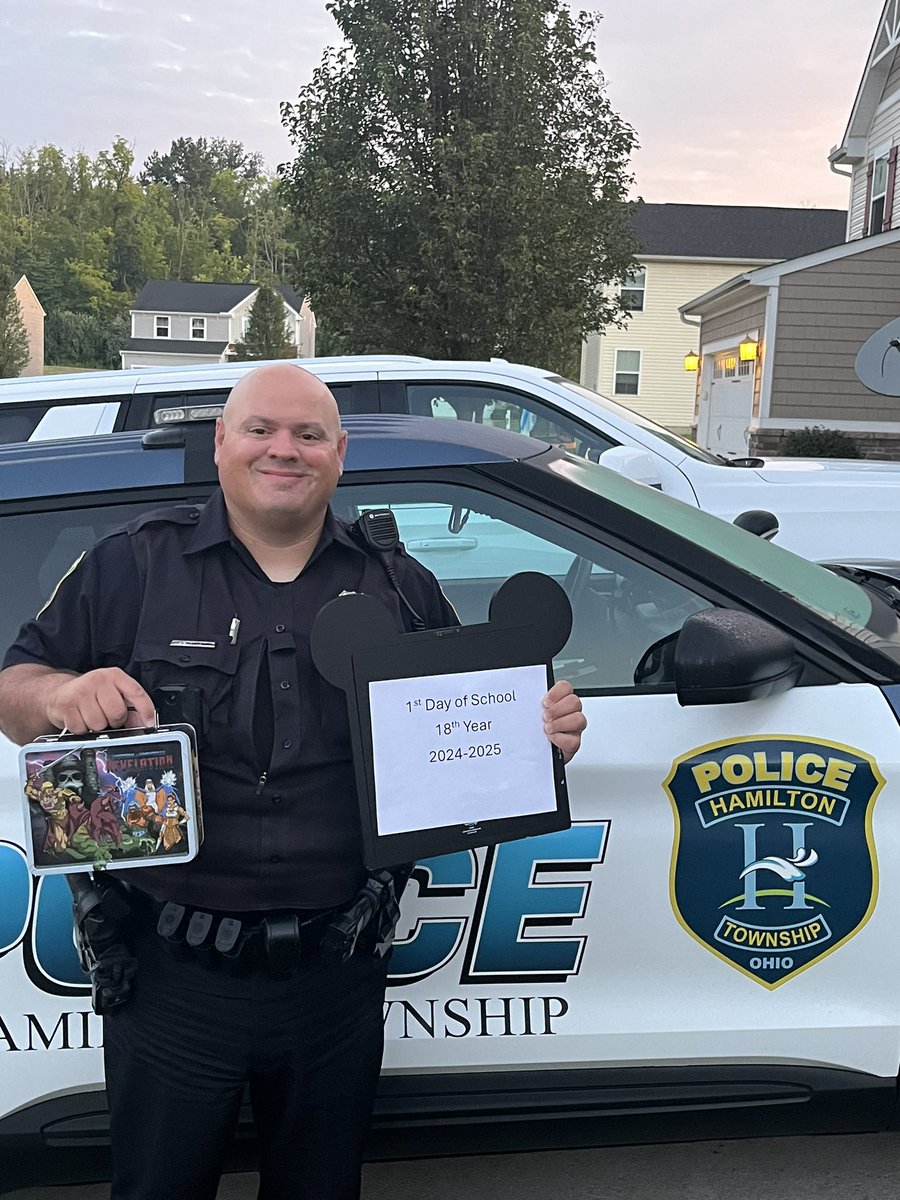 Starting year 18 at <a href="/LM_Schools/">Little Miami Schools</a>. I have the best job at <a href="/HamiltonTwpPD/">HamiltonTwpPD</a>. <a href="/CptQshort/">Asst. Chief Qshort</a> <a href="/ChiefShughes/">Chief Scott Hughes</a> <a href="/NASRO_Info/">NASRO</a>. Ready for a great year.