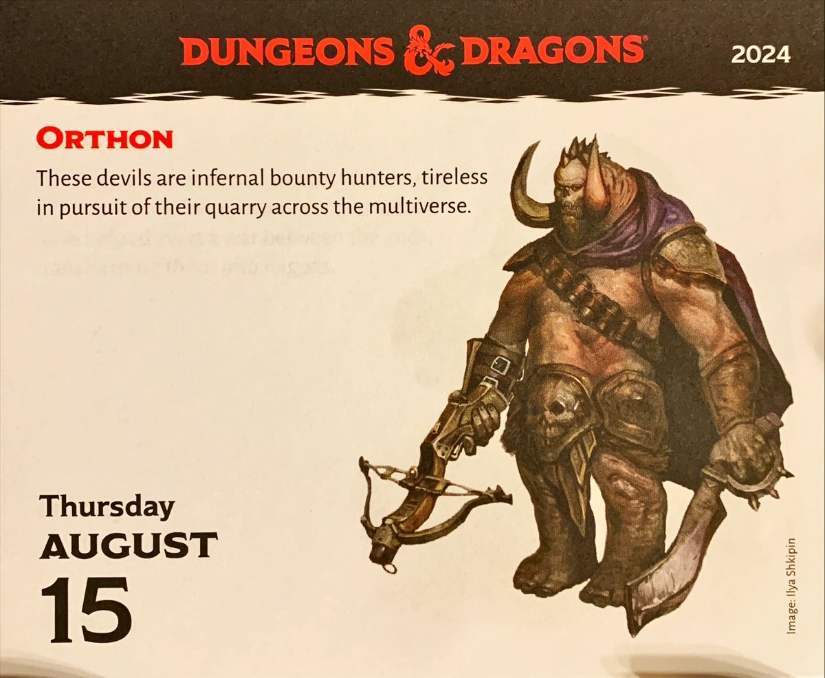 DMImprov's tweet photo. #dnd #dndart #Orthon #Devil #Hell #Calendar2024 #dndcalendar https://t.co/OmHlm4A4Rc