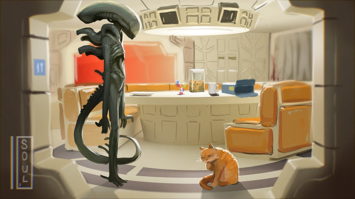 Soul_ant19's tweet photo. Gonna See Alien Romulus Tmr, I am Super excited! Maybe ill do some alien art again once I have time! https://t.co/61raRvLe94