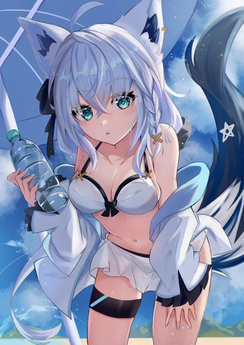 水着フブキちゃん#絵フブキ 