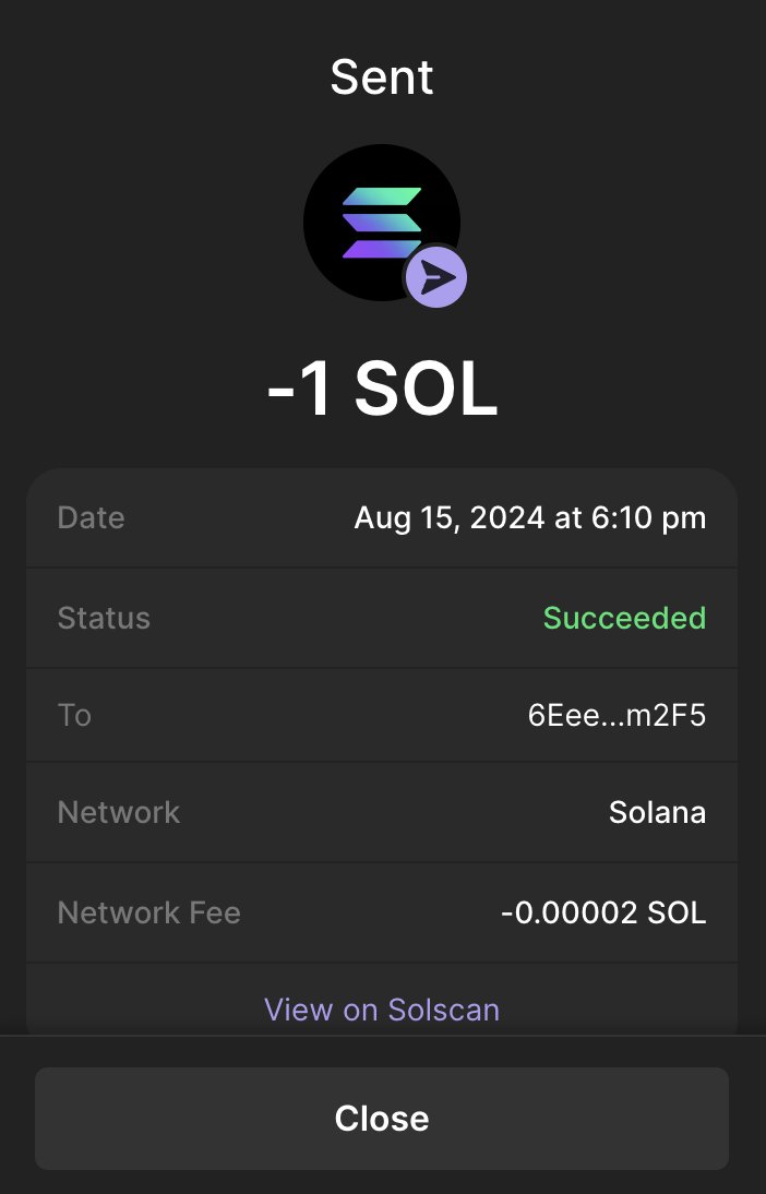 WinningFuel's tweet photo. The $SOL x1 Winner !!

【How to join】
>>TG https://t.co/7W0OzEOWTq
>>Discord https://t.co/nNm0kiZ8mR

#Solana #AirdropGiveaway #airdropcampaign https://t.co/MGYnMrRA3m
