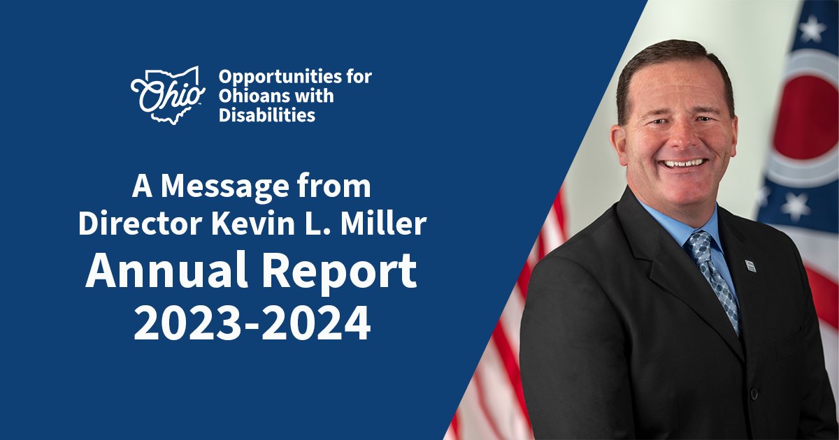 OhioOOD's tweet image. Every day, we strive to make Ohio a Disability Inclusion State and a Model Employer for individuals with disabilities, thanks to support from @GovMikeDeWine &amp;amp; @LtGovHusted. 

📈 Learn more from @OOD_Director Kevin Miller in our annual report ➡️ bit.ly/3SO0dHR