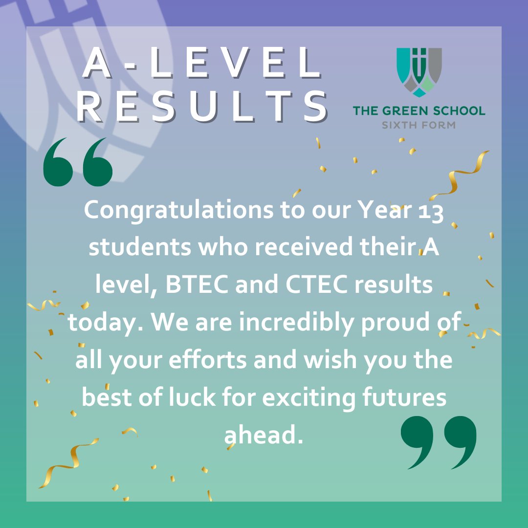 Congratulations to our Year 13 students who received their A level, BTEC and CTEC results today. We are incredibly proud of all your efforts and wish you the best of luck for exciting futures ahead. 
#CreatingSuccessTogether #alevelresults