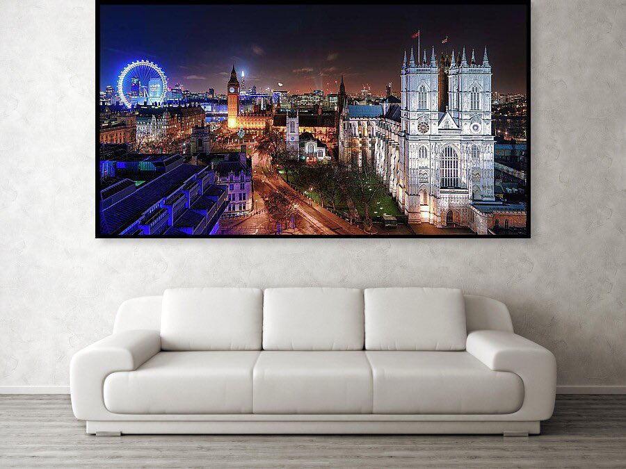 SunPrints's tweet photo. Framed 2 meter wide print of Westminster 
#London #Westminster #homedecor https://t.co/LJbHKmnD82