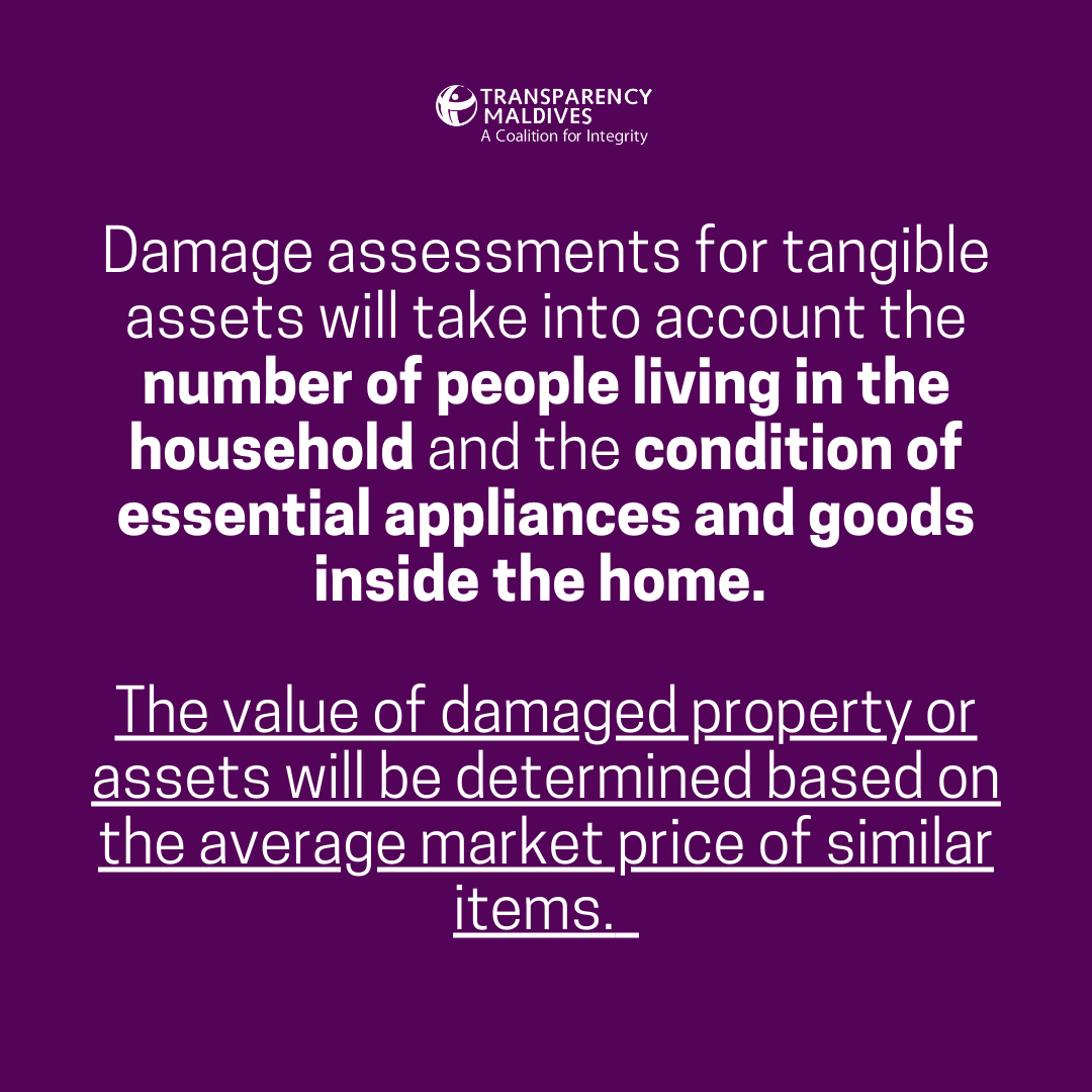 If your property, homes and household appliances were damaged during the heavy rain and flooding, you are entitled to compensation according to the "Regulation on the provision of Humanitarian Assistance, Relief and Recovery Aid in disasters".