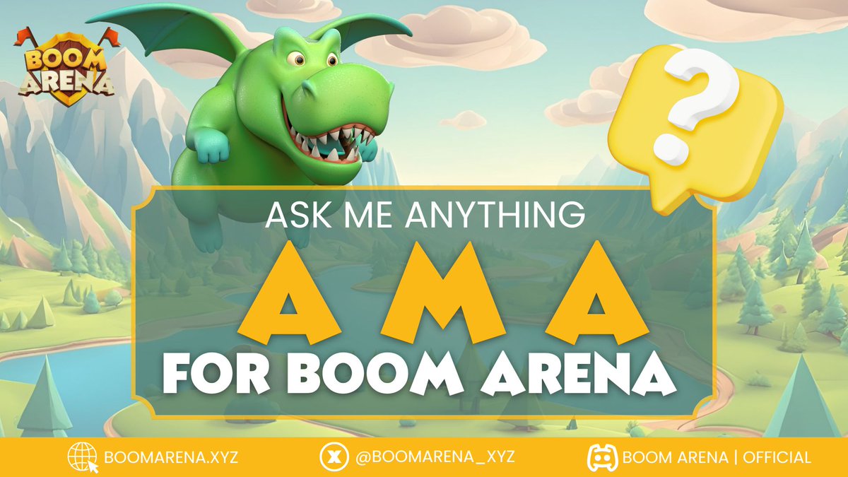 You Ask, We Answer!

Have any questions for Boom Arena's Devs? Curious about our upcoming visions and plan for the game?

Ask away in our Text AMA!

Send your question in our form below and we shall reply to all of your questions!

Don't forget the best 10 questions from 10 users