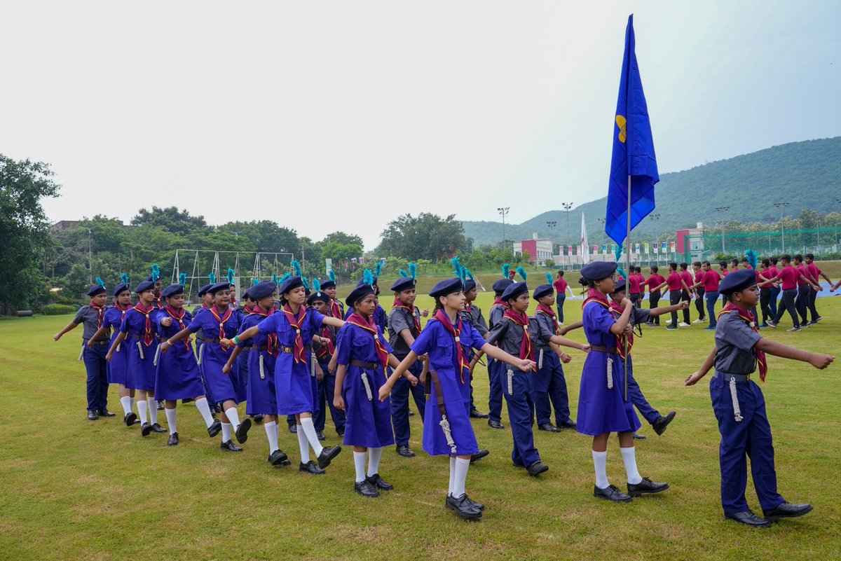 KTGlobalSchool's tweet photo. The 78th Independence Day marked a grand celebration at KTGS. Dr. Arun Prakash conducted the flag hoisting ceremony & several cultural programs took place in the amphitheatre, highlighting our diversified nation.
#78thIndependenceDay #FlaghoistingCeremony #KTGS https://t.co/FWLGa25XLW
