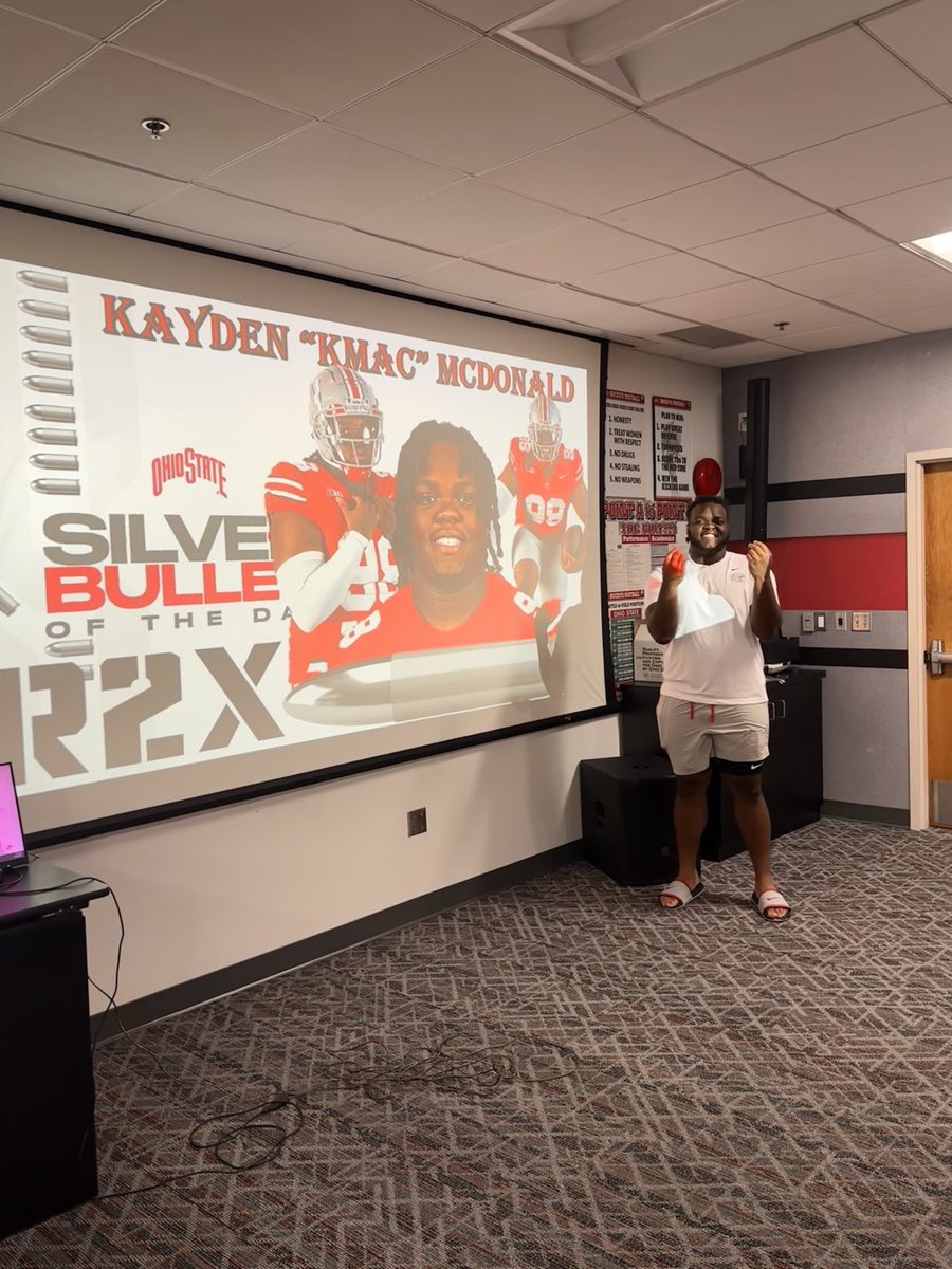Jim Knowles (@coachjimknowles) on Twitter photo Silver Bullet Of The Day
Preseason 12
<a href="/DaveIgbinosun/">Davison Igbinosun</a> <a href="/KMac_DT/">Kayden McDonald</a>
“A time comes when you find out nobody owes you anything…you have to pave your own way and make your own great story.”
#BIA #RushMen #StrengthAndHonor Silver Bullet Of The Day
Preseason 12
<a href="/DaveIgbinosun/">Davison Igbinosun</a> <a href="/KMac_DT/">Kayden McDonald</a>
“A time comes when you find out nobody owes you anything…you have to pave your own way and make your own great story.”
#BIA #RushMen #StrengthAndHonor