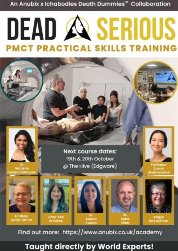 anubixradiology's tweet photo. We're thrilled to announce a pioneering PMCT (Post Mortem Computed Tomography) imaging #workshop tailored for #radiographers and interested #radiologists 
Register here: https://t.co/fT9SpgipdG https://t.co/ATIGlC3szs