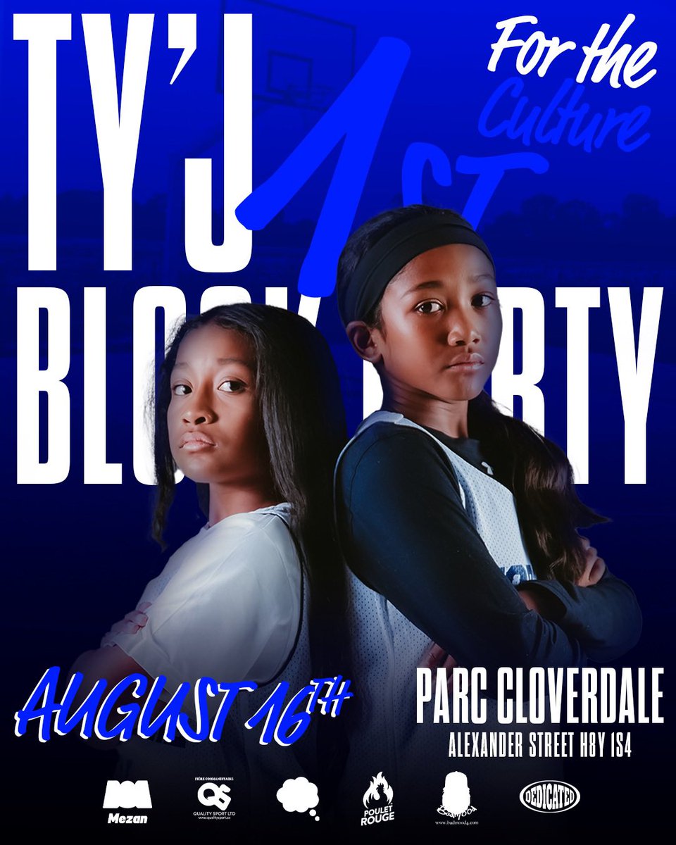 CE VENDREDI 16 AOÛT

1PM‼️

AU PARC CLOVERDALE ( Montreal, Qc, H8Y 1S5)