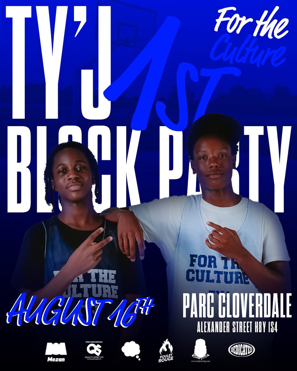IbataPb's tweet photo. CE VENDREDI 16 AOÛT

1PM‼️

AU PARC CLOVERDALE ( Montreal, Qc, H8Y 1S5) https://t.co/9Ih1KnI8Xz