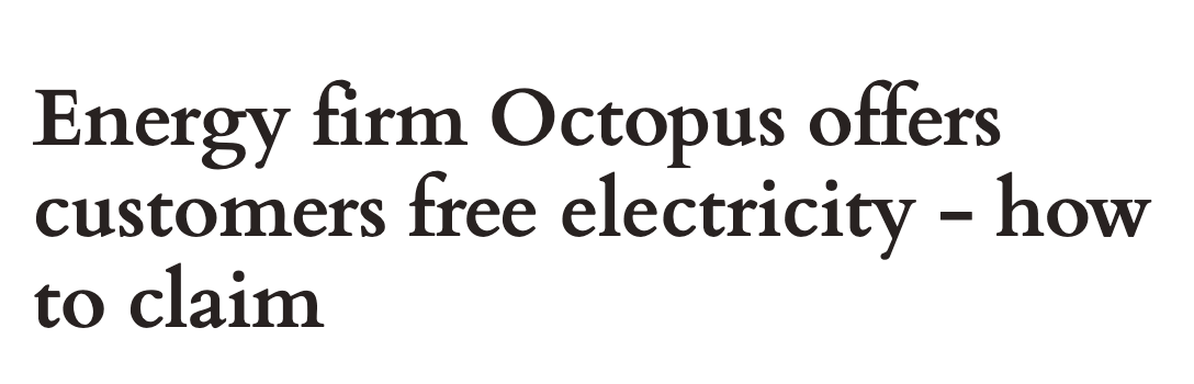 Octopus Energy tweet media