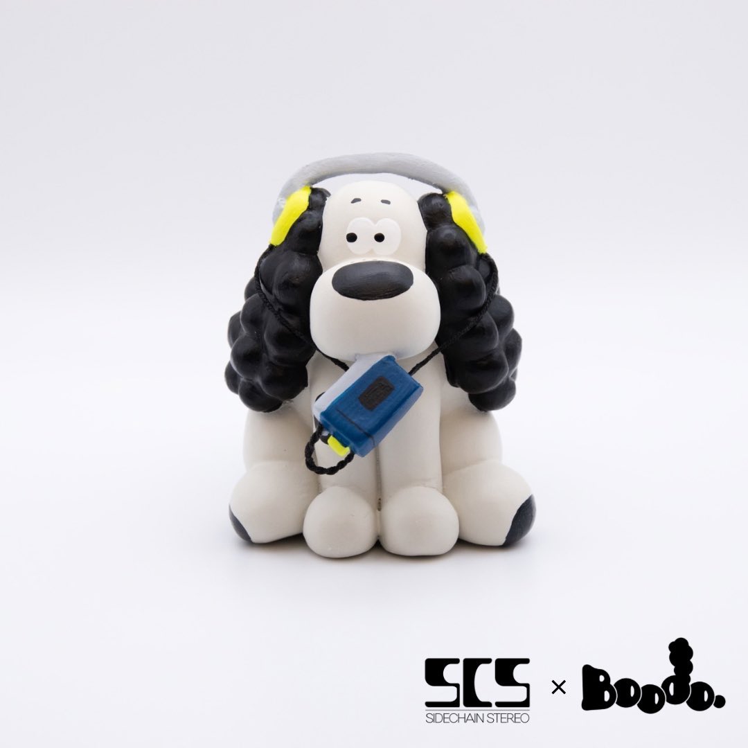 【Boodo × SIDECHAINSTEREO】

我ら.SPKITクルーのzyage氏が運営するSIDECHAINSTEREO（<a href="/SCS_SNYjp/">SIDECHAIN STEREO</a> ）からコラボBoodoが販売されます🐕

zyageさんのアイディアで生まれたサンプラーとカセットプレイヤーの2種！ぜひとも音楽好きに届いて欲しい〜！！
詳細は<a href="/SCS_SNYjp/">SIDECHAIN STEREO</a>をチェック✅
