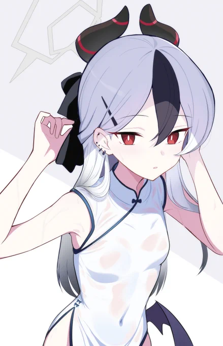 お題箱から:透けチャイナ服鬼方カヨコ 