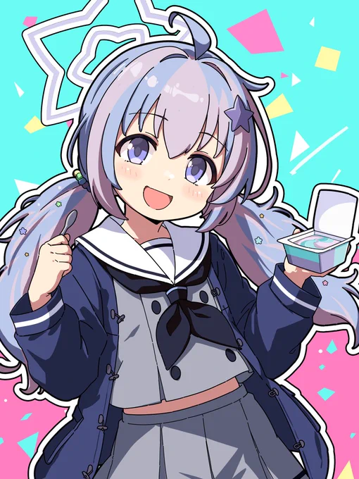 宇沢レイサと宇沢アイス(爽 Wラムネ) 超キン!キン!#ブルアカ