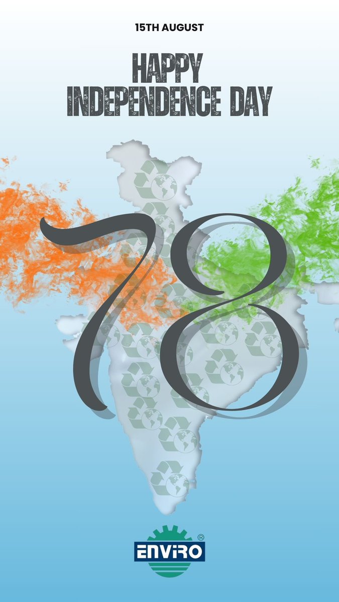 enviro_control's tweet photo. At @enviro_control, we believe that true independence is achieved by securing a greener future for our nation. This Independence Day, we renew our pledge to protect our environment through innovative water management and recycling solutions. https://t.co/yOW8E37iMV