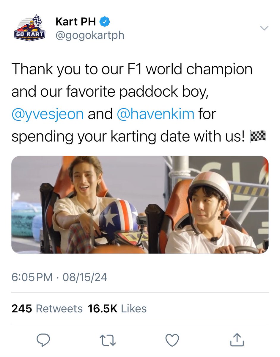vkletters's tweet photo. #taekookau 
a chasing cars drabble

wherein sylvester and azrael goes to a karting date! https://t.co/TXYZG2of9p