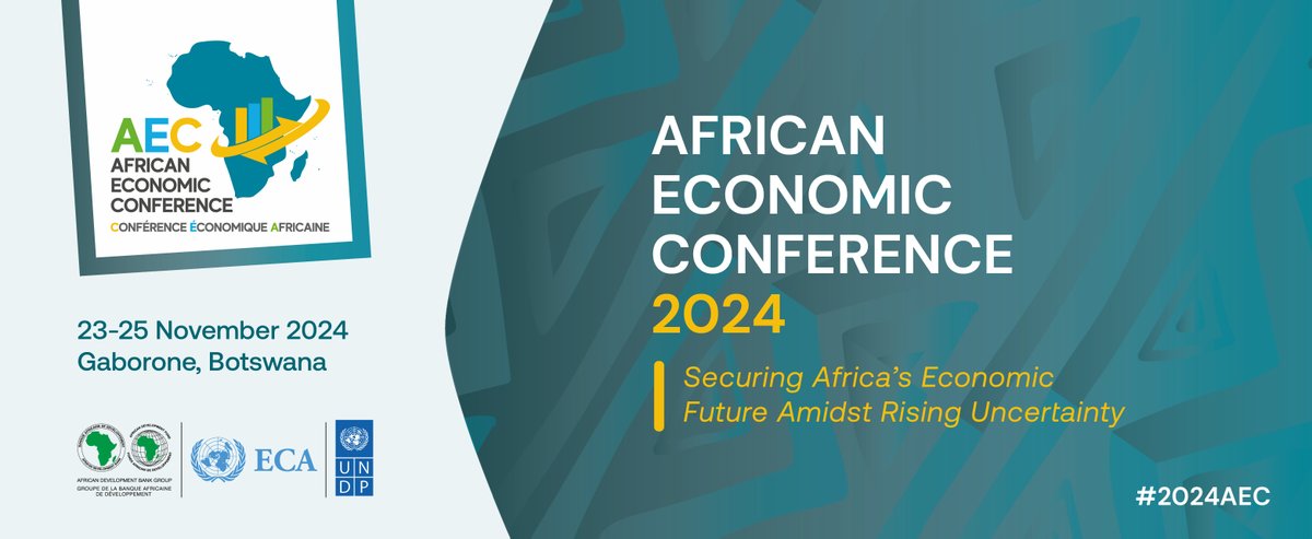 LAST CALL: Organisers of the 2024 African Economic Conference (AEC) – <a href="/AfDB_Group/">African Development Bank Group</a>, <a href="/ECA_OFFICIAL/">ECA</a>, <a href="/UNDP/">UN Development</a> – invite authors to submit papers addressing the conference theme: “Securing Africa’s Economic Future Amidst Rising Uncertainty.” Details: bit.ly/3xqNC65 #2024AEC