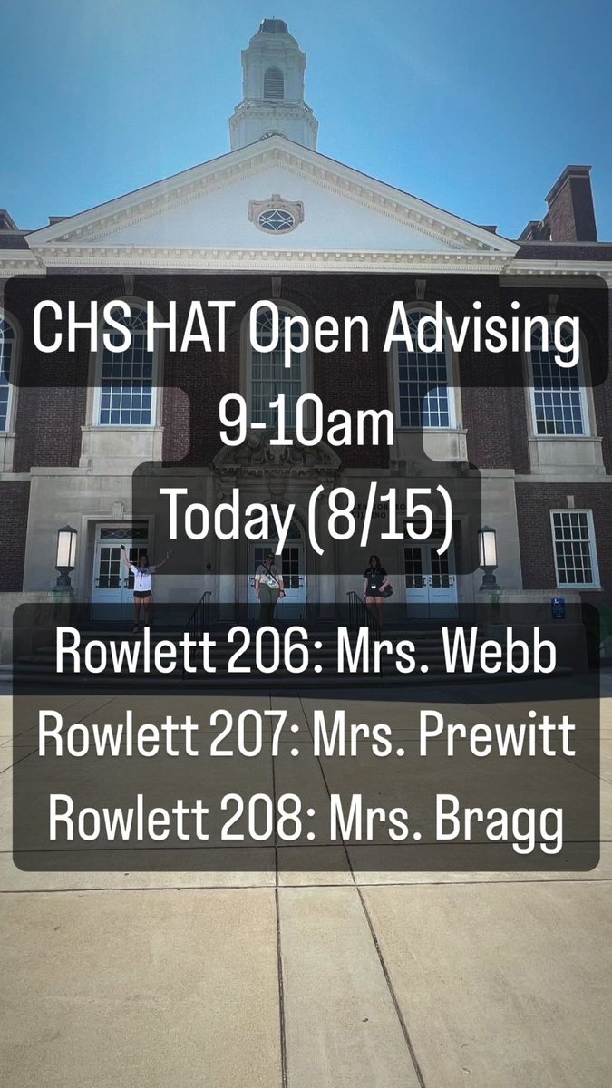 EKU_CHS's tweet image. During Big E Welcome- CHS HAT will host open advising! Come by and see them if you need assistance! ✨