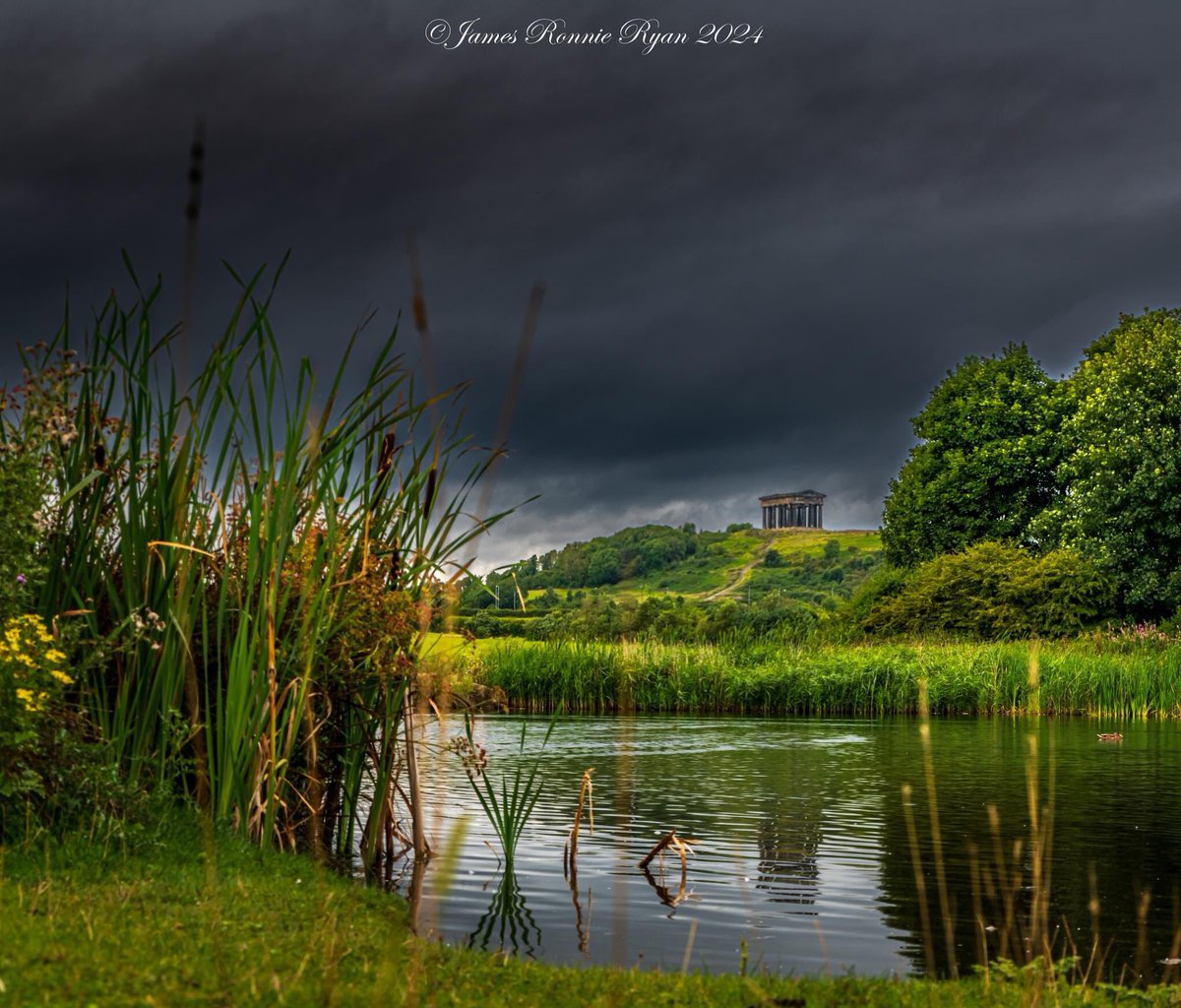 jamesronnie's tweet photo. Penshaw monument from Herrington park , watch out for that rain. @SunderlandUK @NorthEastTweets #sunderland https://t.co/lwwmpkV17u