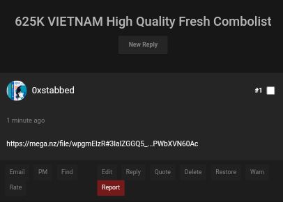 ⚠️ NEW VIETNAM DATA BREACH ⚠️

Leak link: fdsforums.createmybb4.com/thread-29.html…

#breach #data #leak #hacking #news