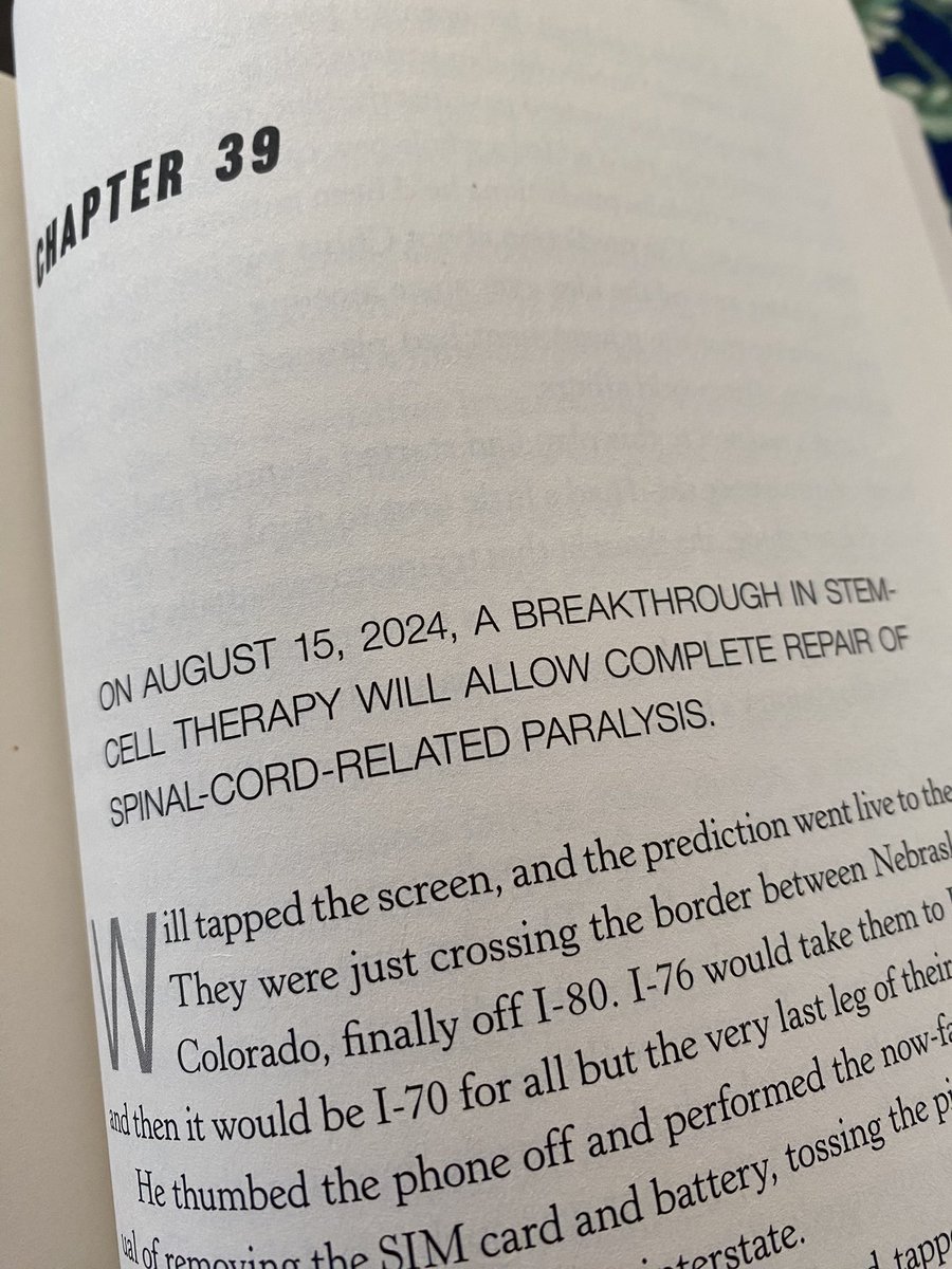 Ryan Wood (@wood_306) on Twitter photo What are the odds, that I get to Chapter 39 of <a href="/CharlesSoule/">Charles Soule</a>’s “The Oracle Year” today. #GreatRead What are the odds, that I get to Chapter 39 of <a href="/CharlesSoule/">Charles Soule</a>’s “The Oracle Year” today. #GreatRead