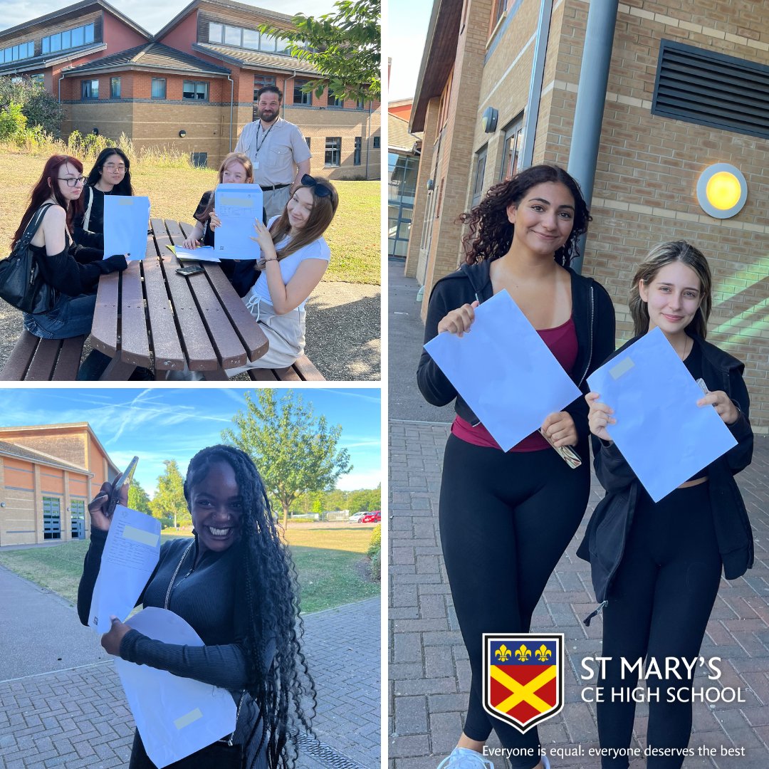 StMarysCEHigh's tweet photo. St Mary’s students have achieved an incredible set of A Level and Level 3 BTEC results. We are immensely proud of the hard work, dedication and perseverance shown by our students and they have reaped the rewards that they deserve.

Pictured: St Mary's Sixth Form students. https://t.co/pUOsn7ORcx