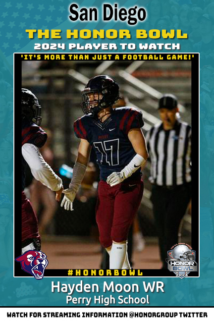 PLAYER TO WATCH: Perry Pumas <a href="/HaydenMoon06/">Hayden Moon</a> @perrypumaswill play in the 2024 Honor Bowl vs granitehillsfb9/7 at 4:00 pm hosted by <a href="/donsfootball/">CCHS Dons Football</a>
