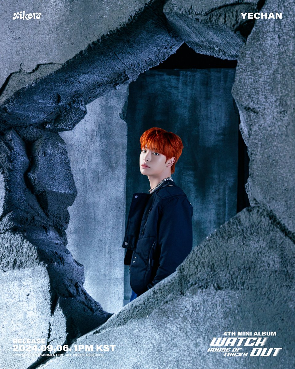 xikers_official's tweet photo. [📷] xikers - 'TRICKY' CONCEPT POSTER '예찬(YECHAN)'

RELEASE 2024. 09. 06. 1PM(KST)

#xikers #싸이커스 #예찬 #YECHAN #4THMINIALBUM #HOUSE_OF_TRICKY #WATCH_OUT #KQ https://t.co/mAUwX49yzv