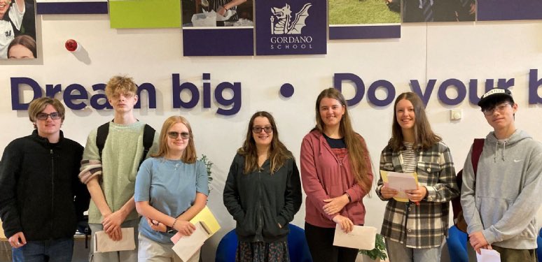 Gordano School (@gordanosch) on Twitter photo Congratulations to our wonderful Year 13 students who collected their A Level and vocational examination results today. We  are so proud of you all. 🎉🎉🎉 #dreambigdoyourbestgiveback! Congratulations to our wonderful Year 13 students who collected their A Level and vocational examination results today. We  are so proud of you all. 🎉🎉🎉 #dreambigdoyourbestgiveback!